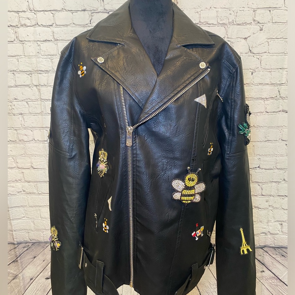 Cote de nuits leather jacket size large